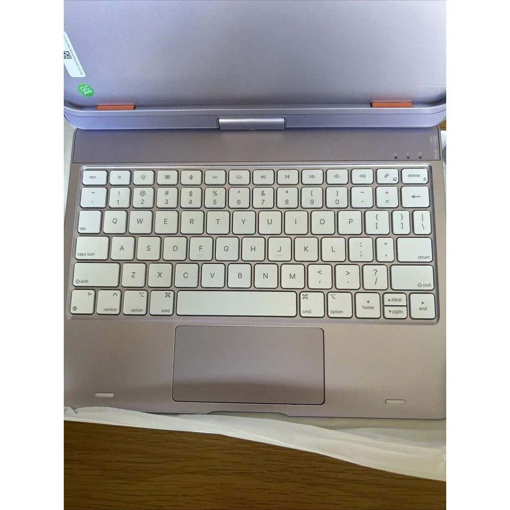 Light Purple 360° Rotatable Touch Keyboard Case for iPad Pro 11